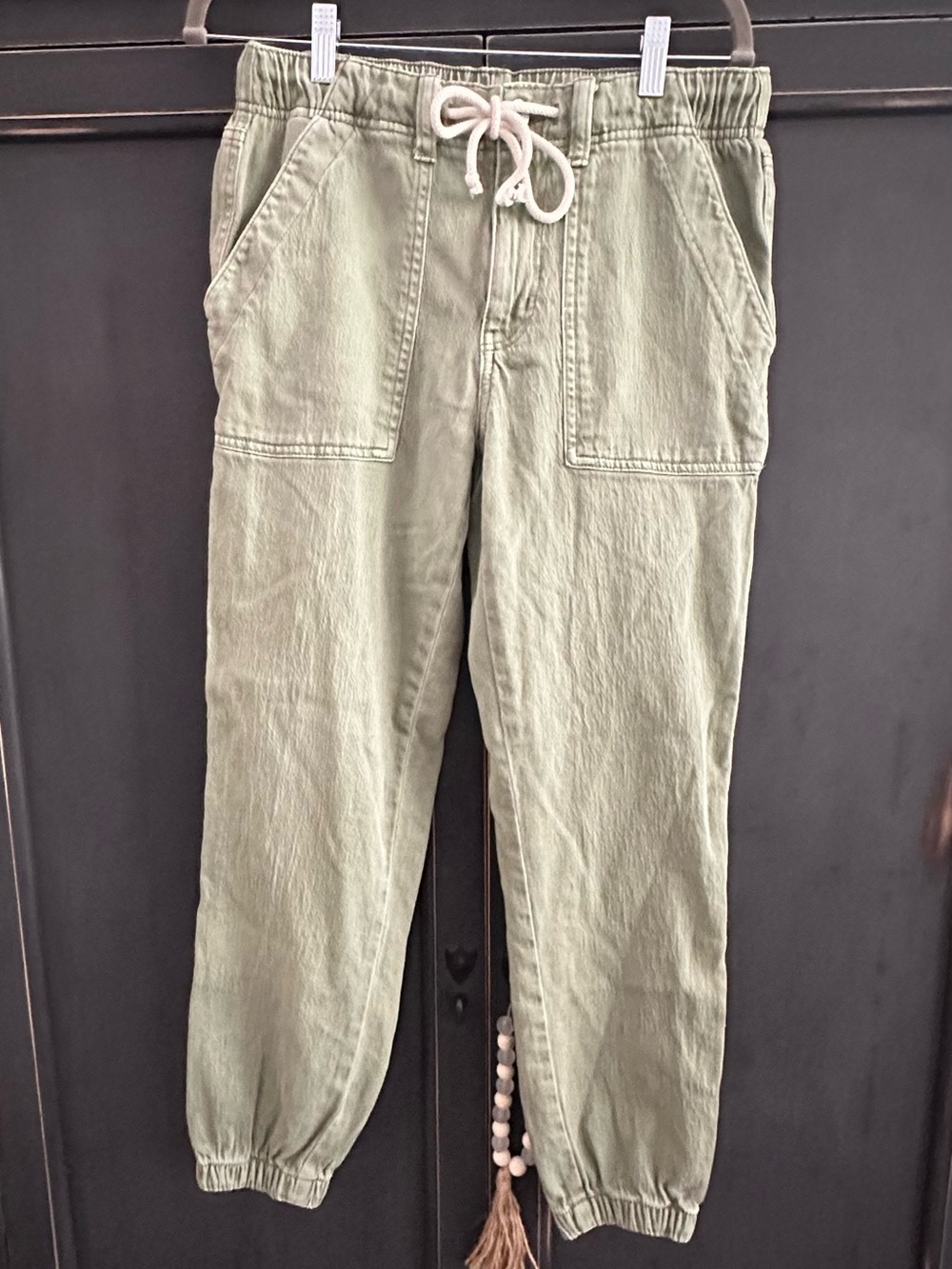 American Eagle Outfitters Olive Green Drawstring Joggers
